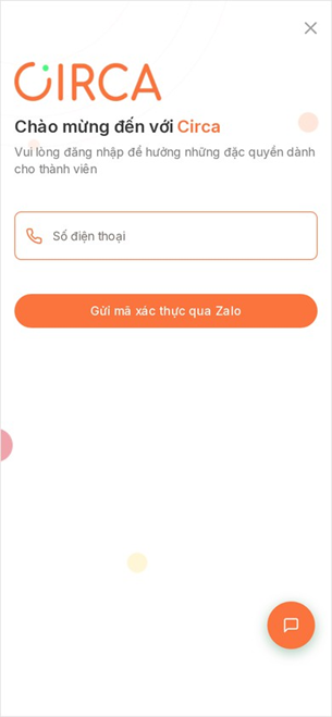Nhập số điện thoại đăng ký